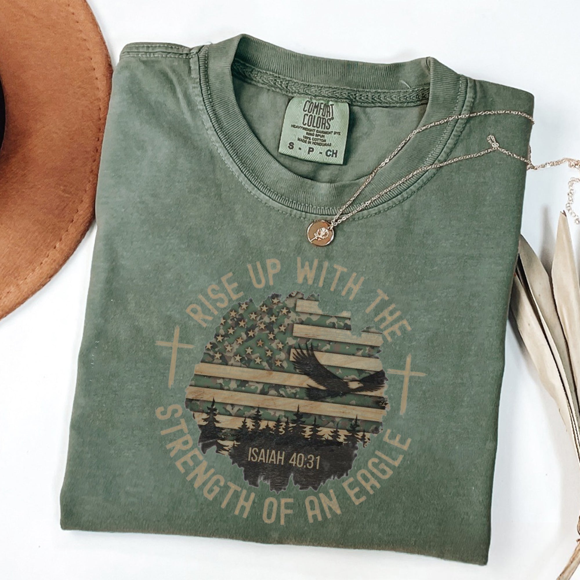 Bold Christian T Shirt,Father's Day Gift Tee, Guys Christian Shirt for Dad, Isaiah 40:31 Shirt for Christian Gift, Mens Christian T-Shirt, Mens Christian Gifts